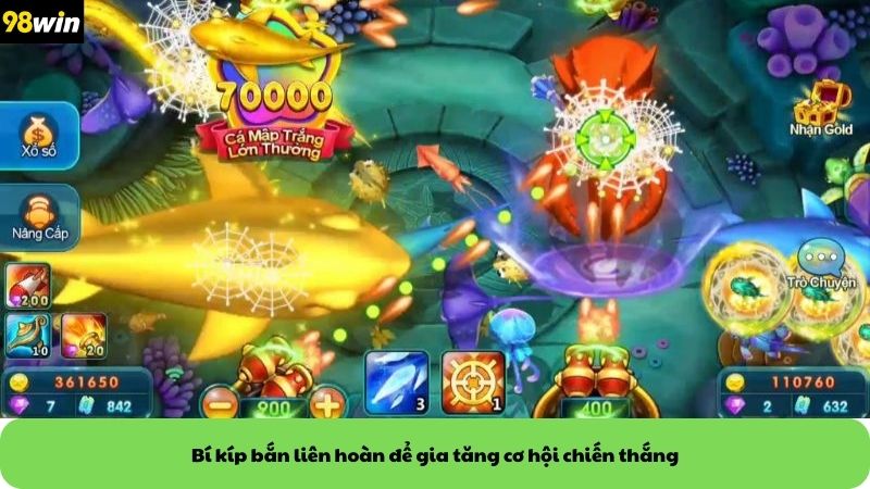 Bí kíp bắn liên hoàn để gia tăng cơ hội chiến thắng