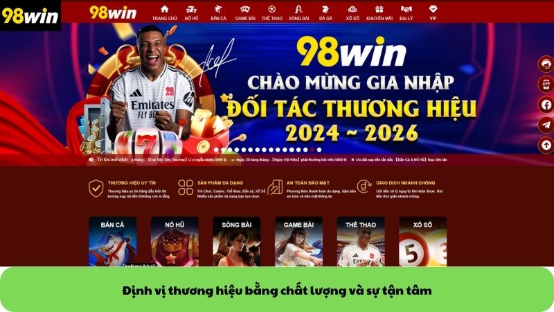 Định vị thương hiệu bằng chất lượng và sự tận tâm