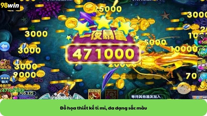 Đồ họa thiết kế tỉ mỉ, đa dạng sắc màu