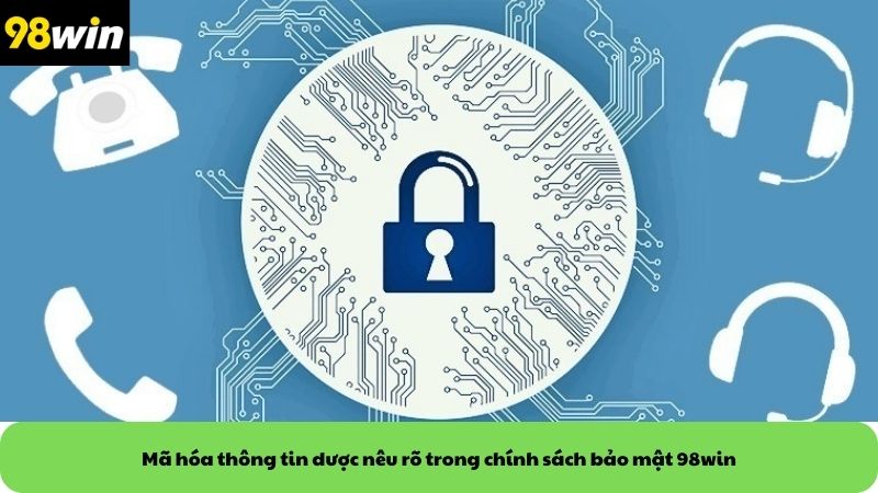 Mã hóa thông tin dược nêu rõ trong chính sách bảo mật 98win